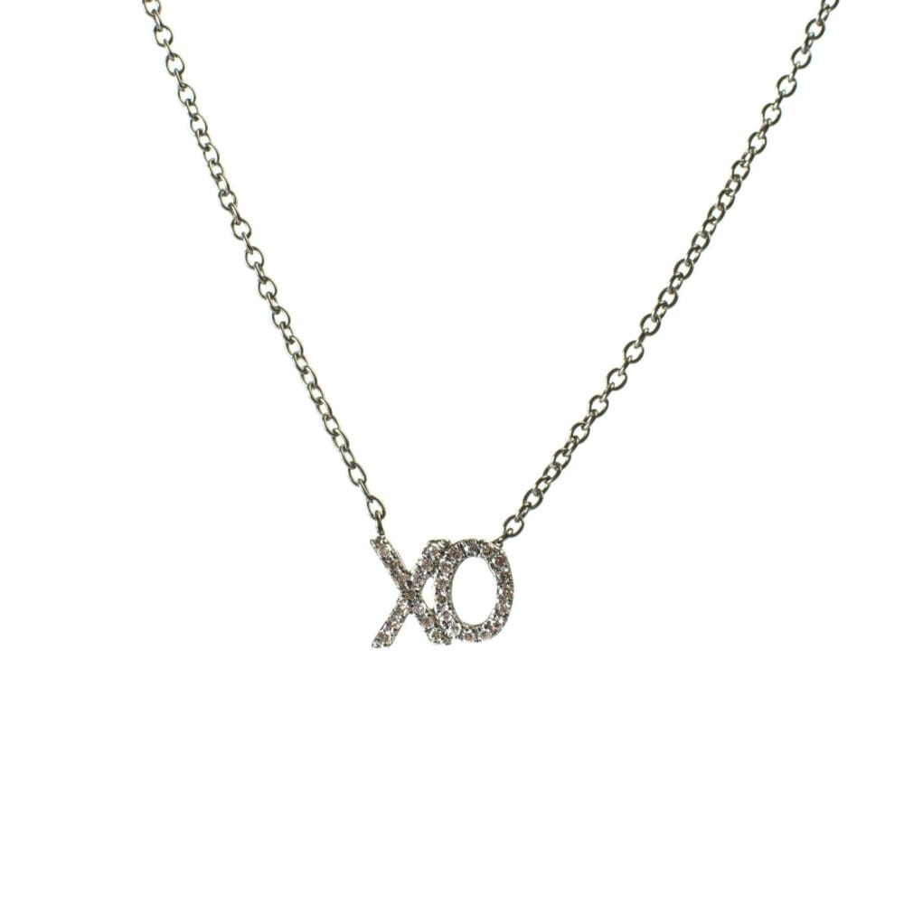 Diamond "XO" Necklace