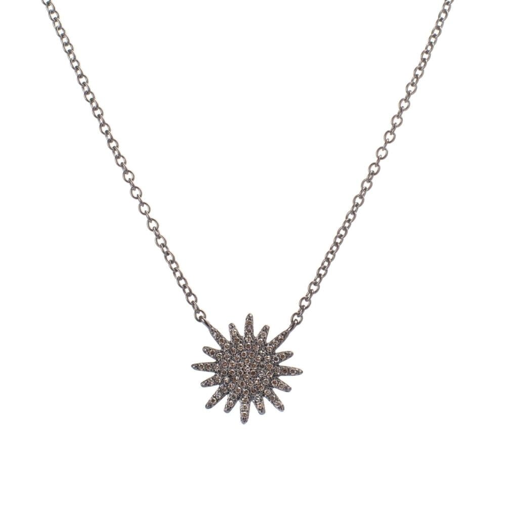Diamond Sunburst Necklace | BE LOVED Jewelry