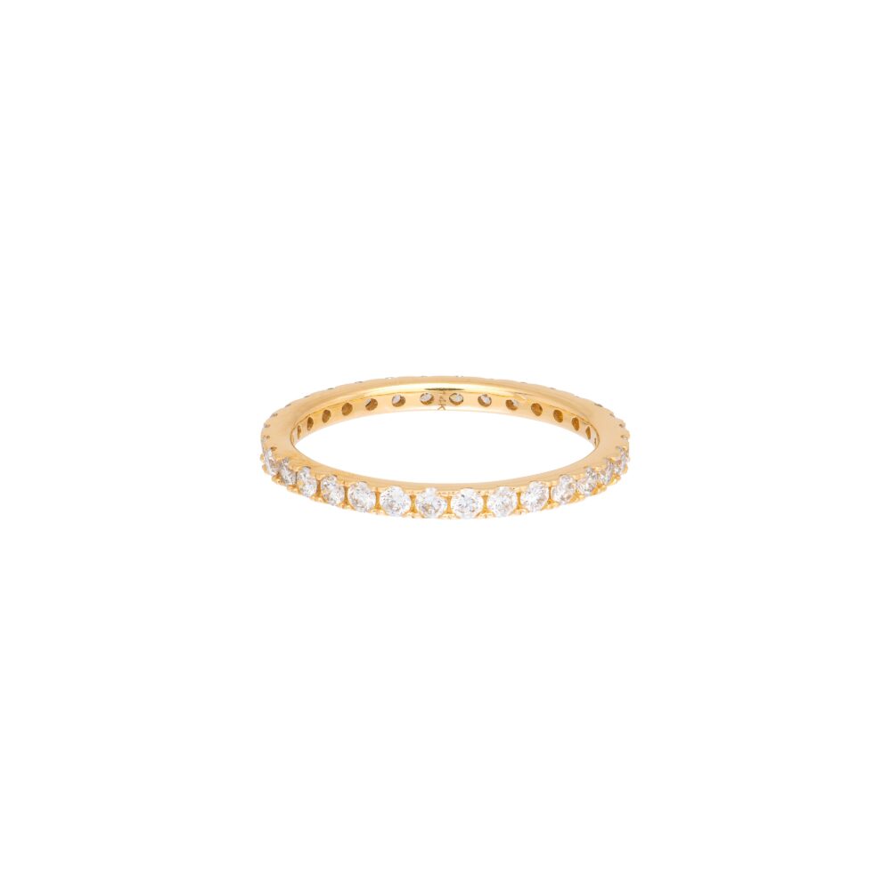 Small Eternity Band Yellow Gold