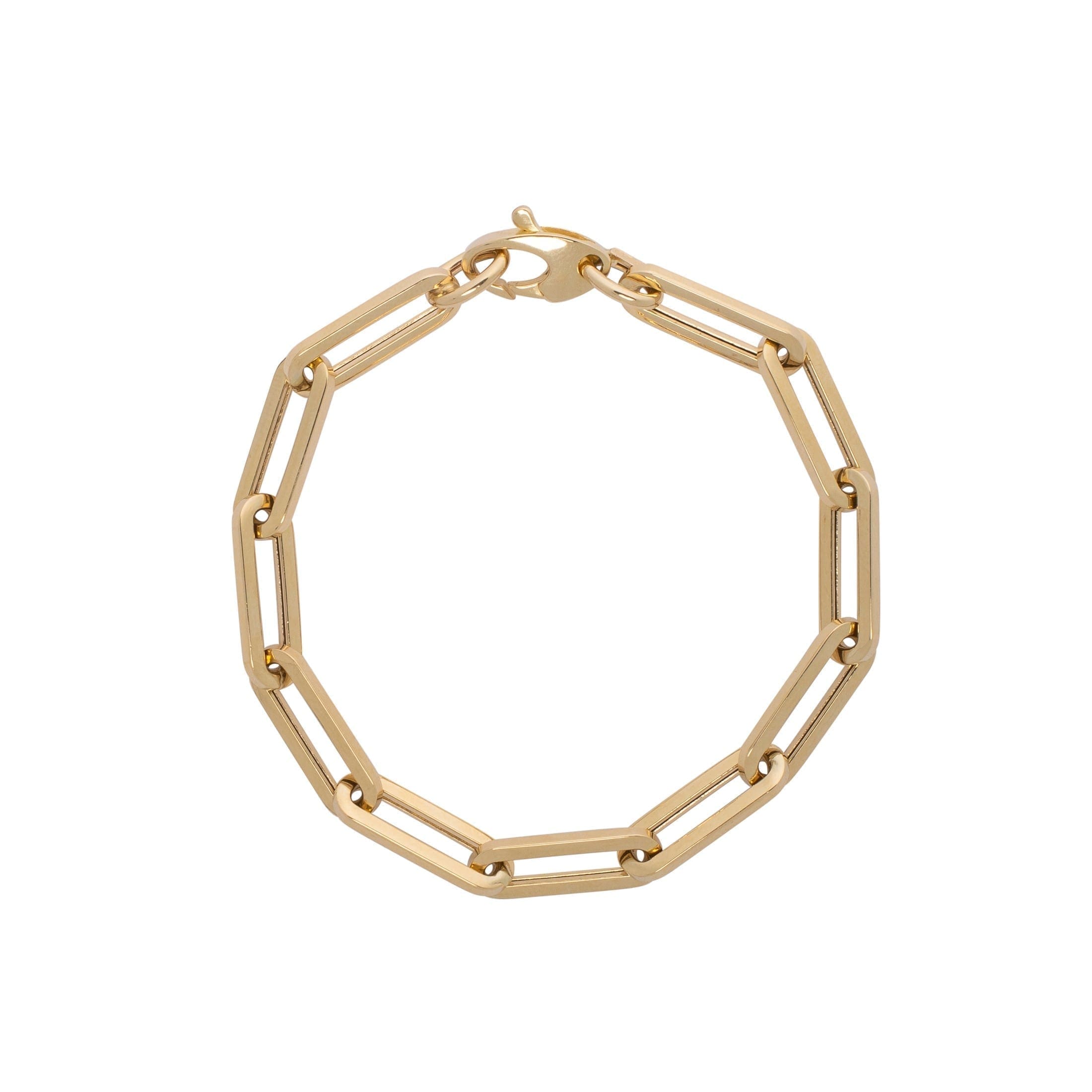 19.25k Yellow Gold Ball Spiral Chain Link Bracelet – Liberal Jewellery