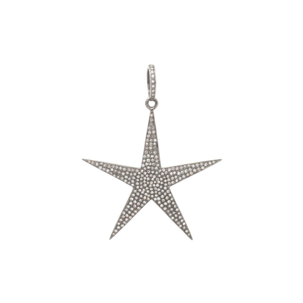 Diamond Large Star Pendant