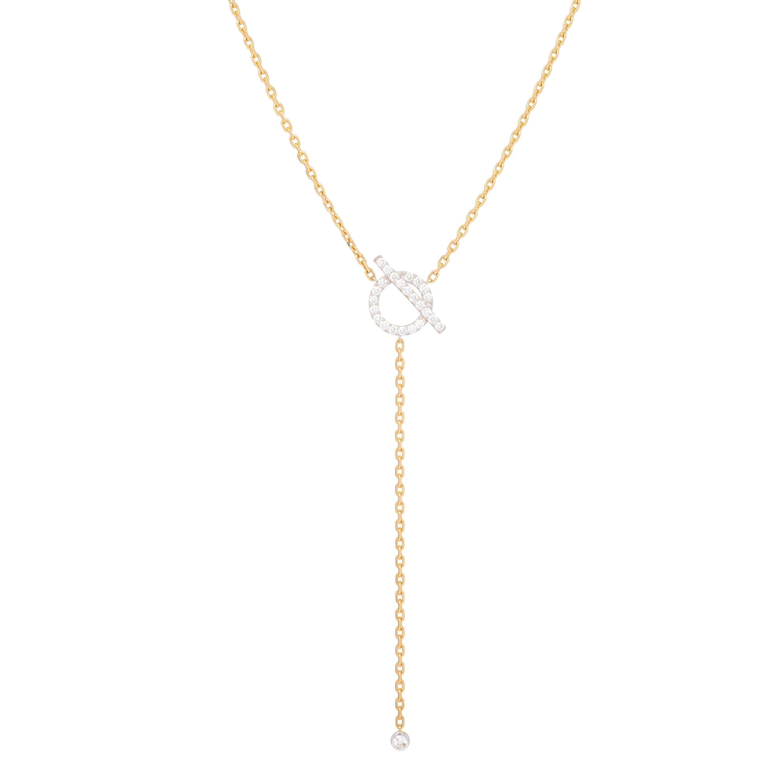 4953 Cartier Mon Amour Diamond 18k White Gold Hearts Lariat Necklace | eBay