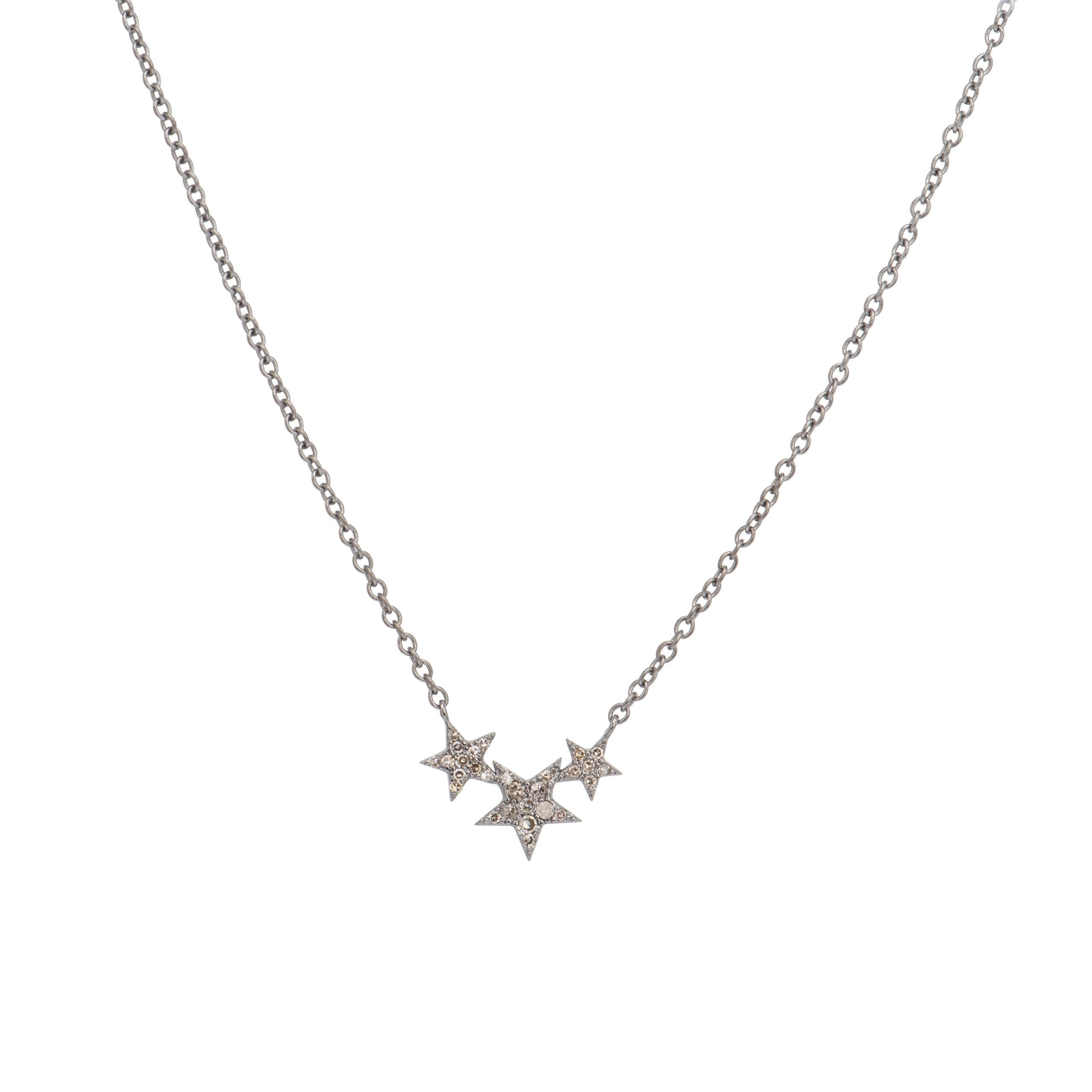White Gold Six Point Star Diamond Necklace | A. T. Thomas Jewelers | Jewelry  Store | Lincoln, NE
