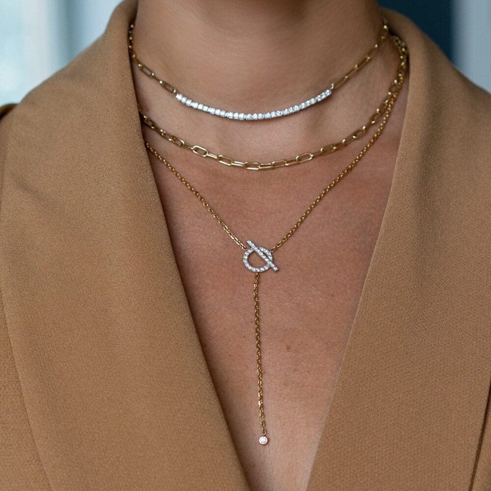 Petite Oval Chain Link Necklace